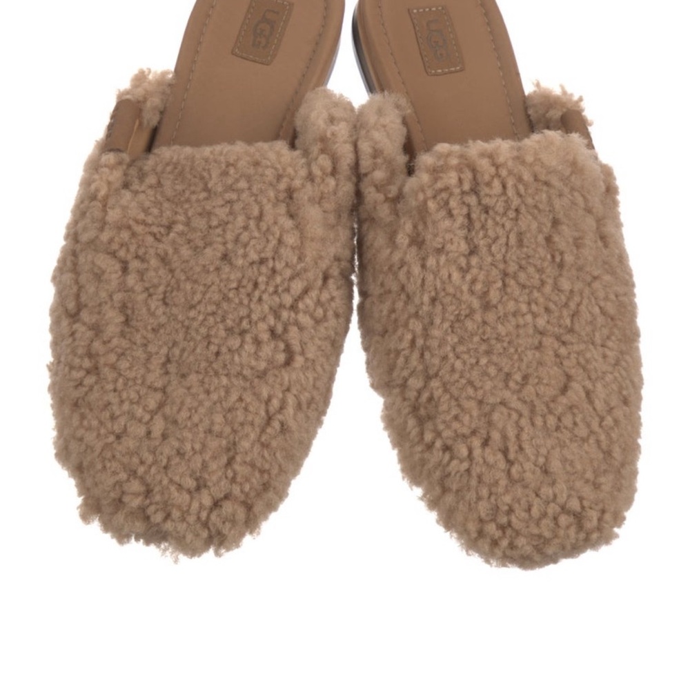 UGG Tan Shearling Slippers